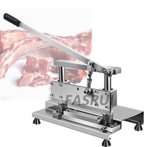 Máquina de corte comercial manual Bones Máquina de corte comercial Frozen Frozen Cartter Máquina para Cut Ribs Peixe Carneiros Carneiros Coelho