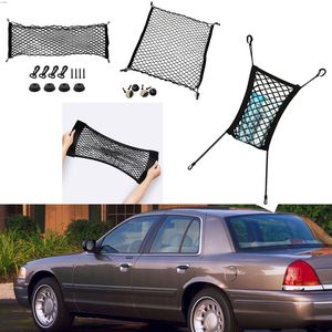 Per Ford Crown Victoria Auto Veicolo auto nero Tronco posteriore Cargo bagaglio Organizer Storage Nylon Pintatura verticale NET