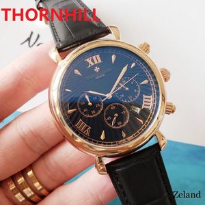 Wholesale stainless steel table tops for sale - Group buy All Dials Work Brand Mens mm Watches Clock Genuine Leather Stainless Steel Wristwatch Fashion Quartz Waterproof Calendar top quality wristwatches table