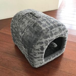 Warm Cat Tunnel House With Toys Summer Cave Cats Sleeping Beds Winter Nest For Dog Puppy Pets Supplies Gato Casa Gata Camada1