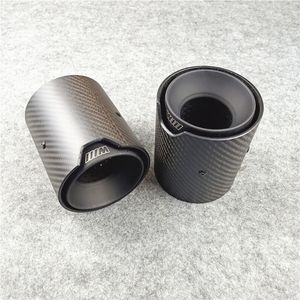 1 PCS For BMW M2 M3 M4 M performance Carbon Exhaust Muffler Pipe Auto Matte Stainless Steel Car Rear Tips