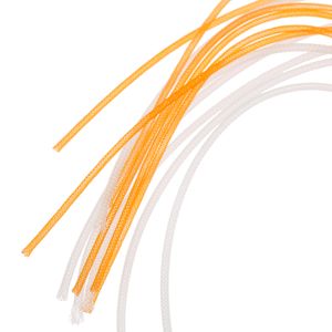 10 pcs mosca pesca linha trançada linha de apoio de alta resistência peso para frente flutuar laço conector líder loops 50lb 30lb 20lb