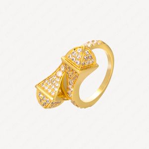 2022 New Professional Eternity Love Ring For women Diamonique Diamond 18k Gold Plated Wedding Band Ring Size 6-8 Accessories With Jewelry Pouches Wholesale