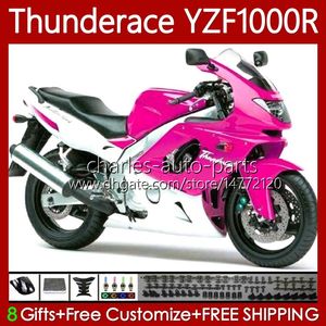 OEM Body for Yamaha YZF1000R Thunderace YZF 1000R 1000 R 96-07 Bodywork 87NO.138 Rosa vit ZF-1000R 96 97 98 99 00 01 YZF1000-R 02 03 04 05 06 07 1996 2007 FEASINGS KIT