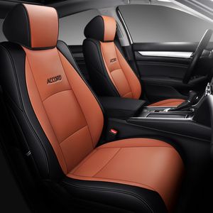 Anpassad bilstolskydd f￶r Honda Select Accord 2018 2019 2020 2021 2022 ￥r Vattent￤t l￤der Auto Seat Protectors Full Set