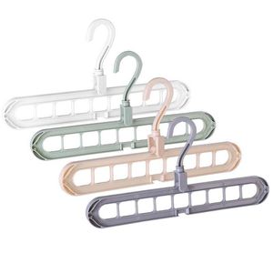 Space-Saving 360 Rotating 9-Hole Multifunctional Folding Hangers for Home Wardrobe Drying and Clothes Storage