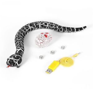 RC Remote Control Snake и Egg Rattlesnake Animal Trick Trick Tricking Toys Toys Перезаряжаемая смешная шутка подарок для детей 201210