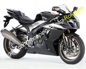 GSXR1000 Suzuki에 적합 09-16 부품 GSX-R1000 GSXR 1000 2009-2016 K9 오토바이 검은 차체 ABS 쉘 세트 (사출 성형)