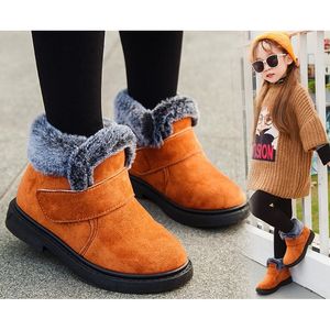 Stivali per bambini Grandi ragazzi Ragazze Stivaletti invernali Scarpe calde Bambini Pelliccia finta sintetica Novità 25-36 Nina Zapatos Menino Calzature SandQ LJ200911