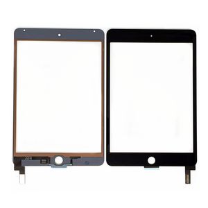 iPad 미니 4 미니 4 A1538 A1550 LCD 외부 터치 스크린 디지타이저 전면 패널 유리 수리 부품 + 접착 스티커