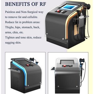 Servizio di macchina dimagrante per la cura della pelle RF monopolare Indolore e non chirurgico 2 Maniglia con 6 testine di trattamento