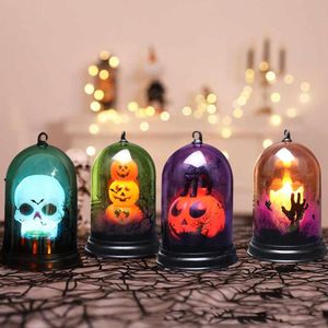 Decoração de Halloween para casa desenhos animados abóbora morcego luz fantasma horror halloween festa material acessórios haloween ornamento 201028