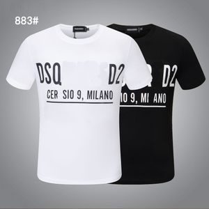DSQ Wzór Koszulka D2 Phantom Turtle 2022SS Nowy Mens Designer T Shirt Paryż Moda Tshirts Summer Mężczyzna Najwyższej Jakości 100% Bawełna DFDGH