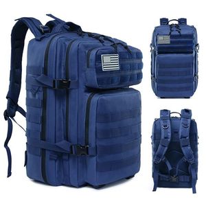 50L Capacidade de grande capacidade Homens do exército Mochila tática 3p Softback Outdoor impermeável Bug Rucksack Caminhando bolsas de caça de camping