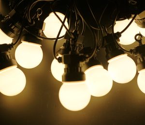 Den senaste 24v20l varma vita ljus LED-lampansträngen transparenta mjölkiga vitlampor vattentäta glödlampor Julljus