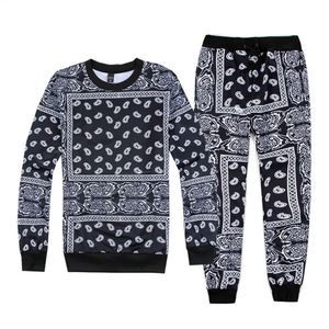 Hip Hop Women / Men Jogger Pantalonisweatshirt Paisley Graphic Bandana Tracksuit Sweatpants Hooky Anacardio Floral Streewear S-XXL R2401 201109