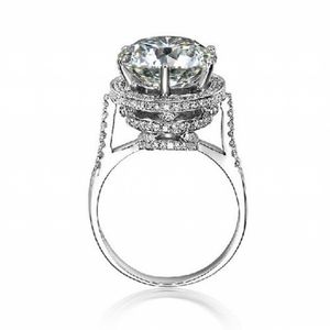 Diamond Ring Sterling Silver Bijling Engagement Wedding Band Ringen voor Dames Bruids Charm Sieraden