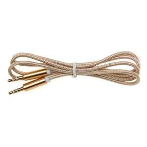 3.5mm Jack Aux Cable Male do męskiego kabla audio 3.5 Jack Extensjonat Telefon Kabel do samochodu Jack 3.5 Dla iPhone MP3 Headphone Głośnik 500 sztuk