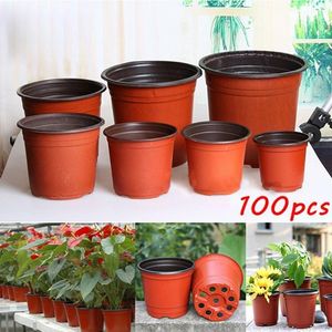 Wholesale used pots for sale - Group buy Planters Pots Nursery Planting Anti Aging Dual Color Large Capacity Ventilation Patio Widely Use Container Gardening Home Flowerpot