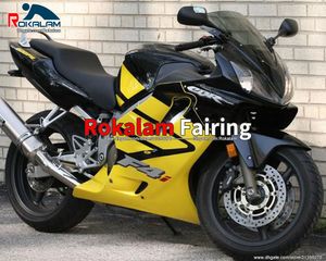För Honda Fairings CBR600F4I CBR600 CBR F4I röd svart moto fairing formsprutning