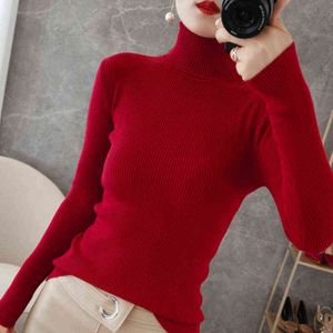 high lapel women cashmere sweater autumn and winter warm knit sweater new high quality Solid sweater G1223