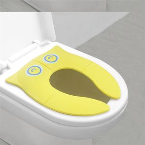 Baby Travel Folding Potty Seat Toddler Portable Toilet Children Urinal Cushion Children Pot Chair Pad  mat Practical LJ201110