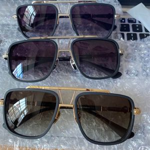 Märke Designer Män Grå / Brun Lins Solglasögon Retro Big Frame Glasögon för Kvinnor Mens Solglasögon Lyxig Solglasögon Hög Kvalitligt Nyanser