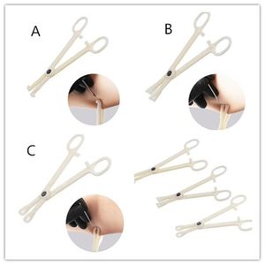 Yrke Acrylic Disposable Body Piercing Plier Plast Clamp Body Ear Lip Navel Nose Tongue Eyebrow Piercing ForceP Tool