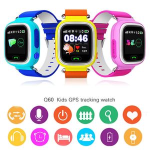 Barn GPS Tracker Watch Locator SOS Alarm Säkerhet Anti-Lost Steg Vattentät Bluetooth Social Reminder Boys Girl Smart Brace LJ200911