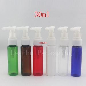 50 pz/lotto 30 ml di Plastica Pompa Lozione Bottiglia Dispenser Gel Doccia/Shampoo Bottiglie Riutilizzabili Vuote Contenitore a Pressione pacchetto buono