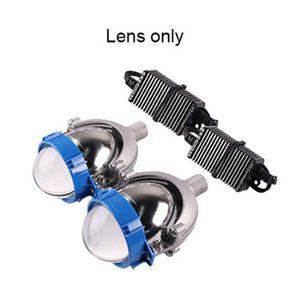 2 ADET 35 W 5500 K 3 inç Oto Bi LED Projektör Lens Far H4 H7 9005 9006 Araba Motosiklet Far Retrofit Kitleri