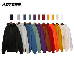 Autumn Harajuku Hoodies Sweatshirt Men Hoodie Spring Autumn Solid Color Hooded Sweatshirts Male Casual Fleece Top polerones 201027