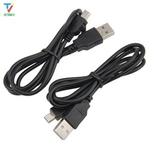 1m USB Type A to Mini USB Data Sync Cable 5 Pin B Male to Male Charge Charging Cord Line for Camera MP3 MP4 New 500pcs