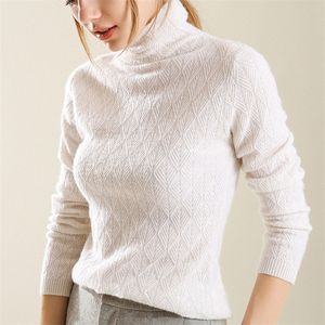 Cashmere Soft Turtleneck Swetry i swetry dla kobiet Ciepłe puszyste jesień Zimowy skoczek kobieta Brand Jumper Y200722