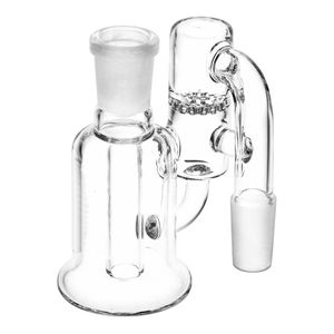 Vintage New Design Pulsar Dual Chamber Ash Catcher Vetro BONG Narghilè Tubi da fumo Bruciatore a nafta con banger può mettere il logo del cliente