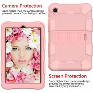 Tablet Silicon PC Case Dla Samsung Galaxy Tab a 8.4inch T307 Wojskowy Extreme Heavy Duty Shockproupports Kickstand Stand Cover