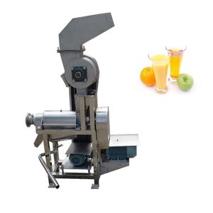 Hot Selling Commercial Skruv Juicer Spiral Frukt och Grönsak Juicer Orange Apple Lemon Apple Crusher Juicer