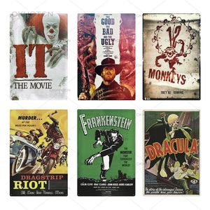 Klasik Film Metal Poster Komik Tasarlı Metal İşaretler Plak Film Ünlü TV Vintage Teneke İşaret Duvar Dekoru Bar Pub Kulübü Adam Mağara Odası İşaretleri Boyutu 30x20cm