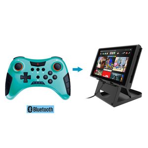 Nyaste Dobe TNS-1724 Gamepad Joystick Bluetooth Wireless Game Controller för Nintendo Switch / Android Telefon / Tablet PC / TV Box Gratis frakt