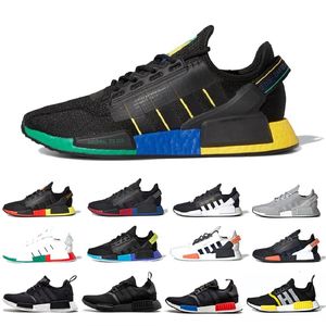 Shoes Dazzle Camo Nmd R1 V2 Mens Core Black White Mexico City Aqua Tones Men Women Sports Sneakers