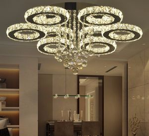 熱い販売現代の水晶LEDの天井の照明器具のダイヤモンドのクリスタルルミニアリ、リビングルームのためのフラッシュマウントされたランプ照明