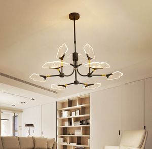 Lampadario moderno nordico a led in acrilico a forma di ciondolo ristorante a forma speciale personalità lampada da soggiorno creativa lampade a sospensione per ufficio