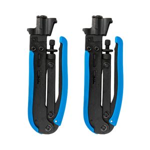Wholesale rg59 coaxial for sale - Group buy Electric Stripping Tools Compression Wire Crimper Plier Crimping Tool For RG59 RG6 RG11 F Coaxial Connectors Cable Y200321