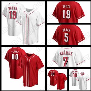 Joey Votto Jersey Nicholas Castellanos Eugenio Suarez Cincinnati Jonathan Indien Aristides Aquino Jesse Winker Nick Senzel Tucker Barnhart Wade Miley Tyler Naquin