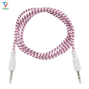 High quality Jack 3.5 Car AUX Cable Male to Male 3.5mm Audio Cable 1M 3ft for iPhone Tablet Headphone 300pcs/lot
