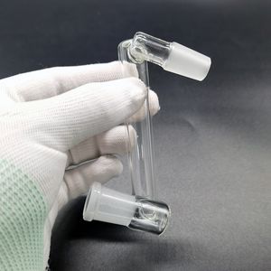Qbsomk glas drop down adapter hookahs tillbehör flera alternativ man till kvinnlig 14.5mm 18.8mm gemensam storlek för avfasade kant Quartz Banger Dab Rigs Bongs