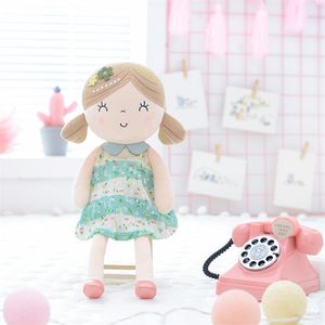 Gloveleya豪華な人形春の女の子の赤ちゃん人形贈り物布人形キッズラグ人形ぬいぐるみおもちゃカワイイソフトぬいぐるみギフトLJ200902