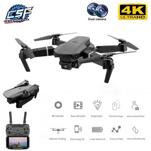 Drones E88 Pro RC Drone 4K 1080P Profesional HD Camera Quadrocopter Dron com brinquedos de presente