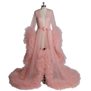 Moderskapsklänning för poshoot eller babyshower moderskap kväll klänningar designer skytte klänning långa ärmar prom klänning 2021272v