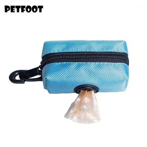 Hund Autositzbezüge Reise Outdoor Protable Kotbeutelspender PU Ledertasche Haustier Katze Pick Up Halter Kotbeutel Organizer Großhandel